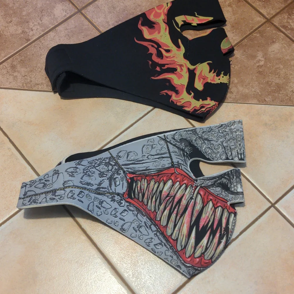 Hot leathers brand face masks